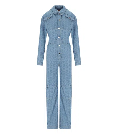 Stine Goya Louisiana Denim Jumpsuit In Blue