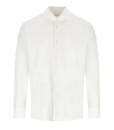 Archivium Technical Fabric White Shirt In White