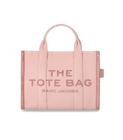 Marc Jacobs The Jacquard Medium Tote Rose Handbag In Pink