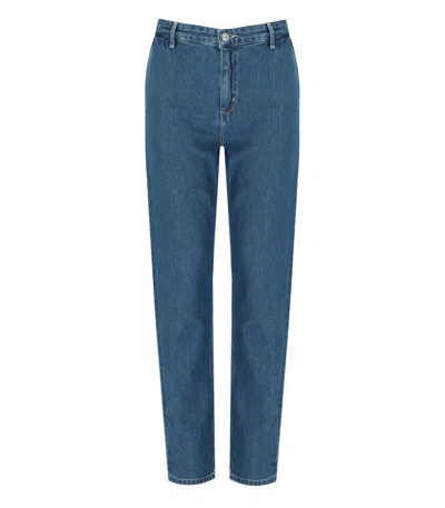 Carhartt Straight Denim Pant Tool Pockets In Blue