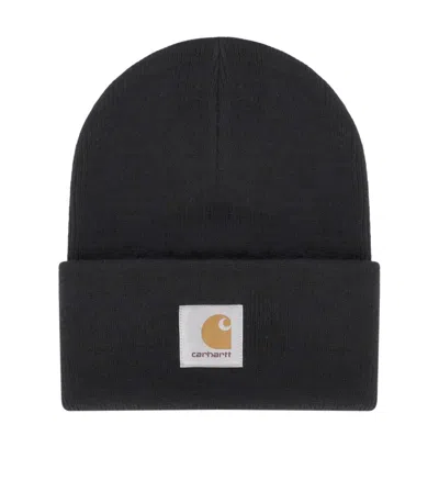 Carhartt Short Watch Beanie In Black