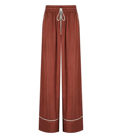 Essentiel Antwerp Hontgomery Rust Pants In Brown