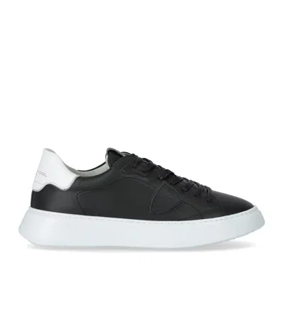 Philippe Model Temple Low Man Sneakers In Black