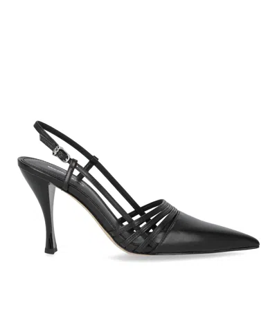 Michael Kors Haisley Black Slingback Pump In Black