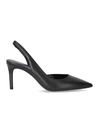 Michael Kors Alina Flex Black Slingback Pumps In Black