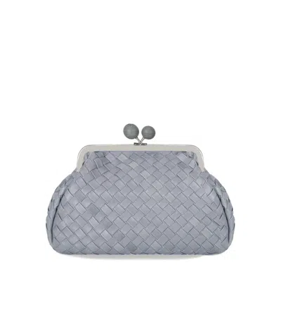 Max Mara Pasticcino Pancia Medium Nuvola Clutch In Blue
