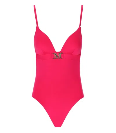 Max Mara Beachwear Cecilia Fuchsia Swimsuit In Pink