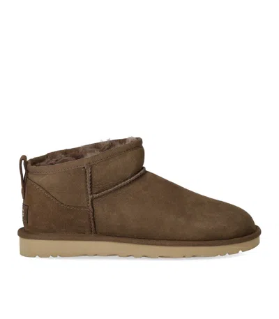 Ugg Classic Ultra Mini Hickory Boot In Brown