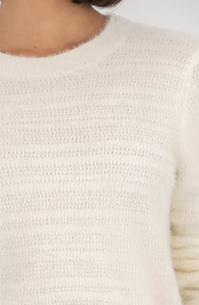 Kut From The Kloth Maxine Fuzzy Sweater In White
