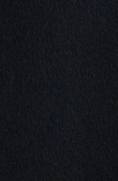 Frame Double Face Wool Shirt Jacket In Blue