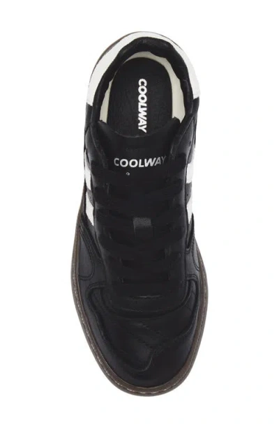 Coolway Goal Sneaker In Black