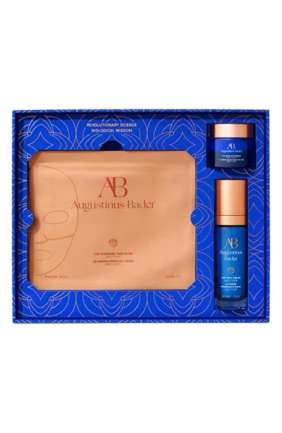 Augustinus Bader The Rich Renewal Trio Skincare Set In Blue