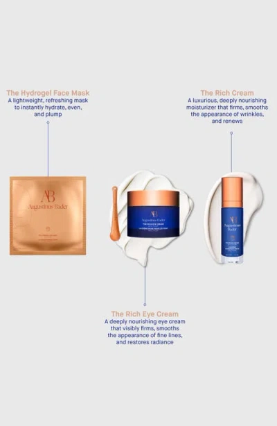 Augustinus Bader The Rich Renewal Trio Skincare Set In Blue