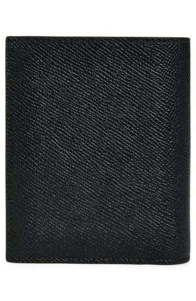 Balenciaga Passport Matte Soft Leather Phone Holder In Black