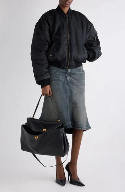 Balenciaga Midi And Knee Length Skirt Design In Blue