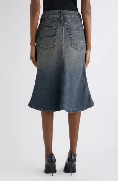 Balenciaga Midi And Knee Length Skirt Design In Blue