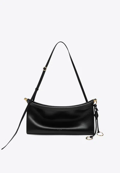 Alaïa Alaia Goatleather Shoulder Bag In Black