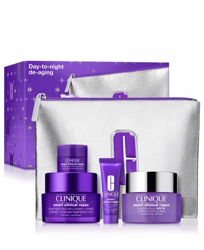 Clinique 5-piece Exclusive Day-to-night Smart Clinical Repair Gift Set In Transparent