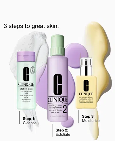 Clinique Great Skin Everywhere Set Dry Combination Skin In Multi