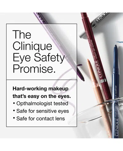 Clinique 4-piece Ultimate Eye Line-up Eyeliner Gift Set In Transparent