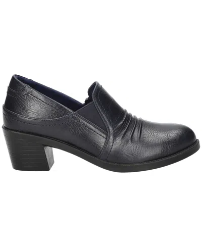 Easy Street Womens Joplin Block Heel Booties In Black