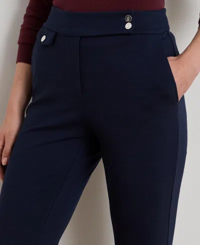 Ralph Lauren Women's Ponte Ankle Pant In Blue