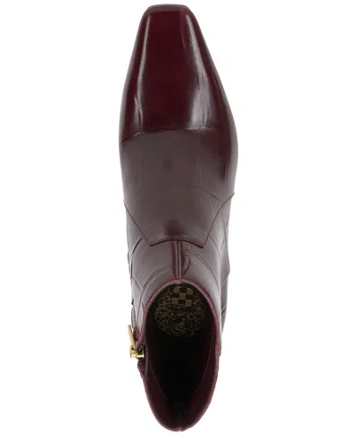 Vince Camuto Bayla Ankle Boots In Burgundy