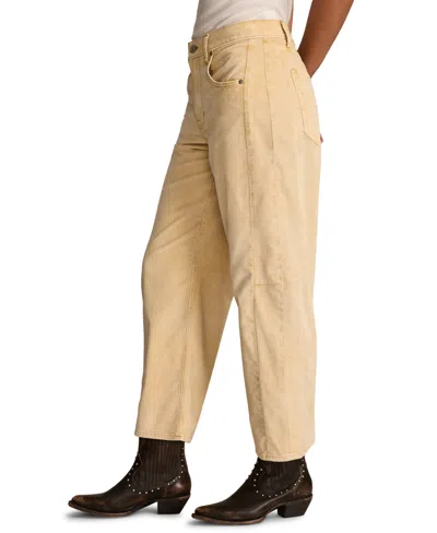 Lucky Brand Women's Mid-rise Barrel-leg Jeans In Neutral