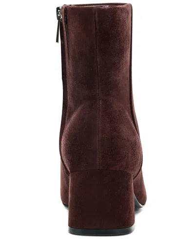 Rockport Women's Okaeli Zipper Booties In Burgundy