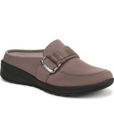 Lifestride Women's Galleria Washable Round Toe Mules In Metallic
