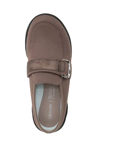 Lifestride Women's Galleria Washable Round Toe Mules In Metallic