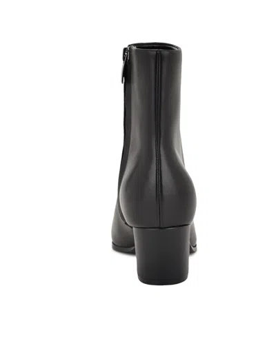Nine West Wn Maribu Womens Solid Leather Mid-calf Boots In Black