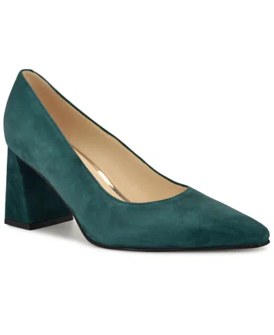 Nine West Monda Pump In Green