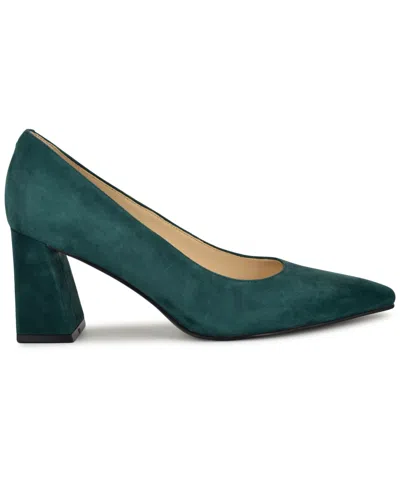 Nine West Monda Pump In Green