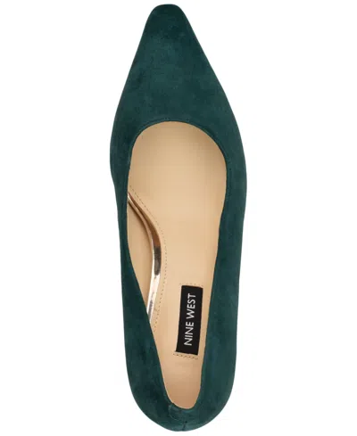 Nine West Monda Pump In Green