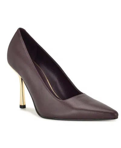 Nine West Women's Jamiey Slip-on Stiletto Pumps In Brown