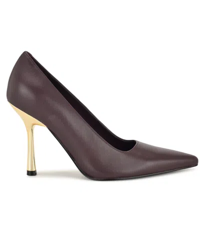 Nine West Women's Jamiey Slip-on Stiletto Pumps In Brown