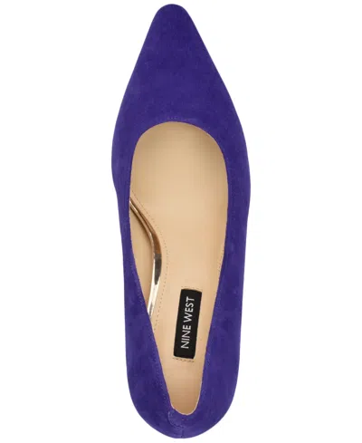 Nine West Monda Pump In Purple