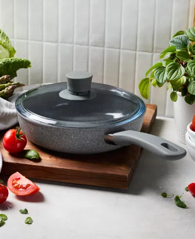 Zwilling Parma Plus Ceramic Nonstick 2.6-quart Saute Pan With Lid In Gray