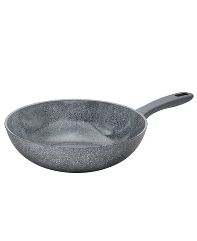 Zwilling Parma Plus Ceramic 11-inch Aluminum Ceramic Nonstick Wok With Lid In Gray