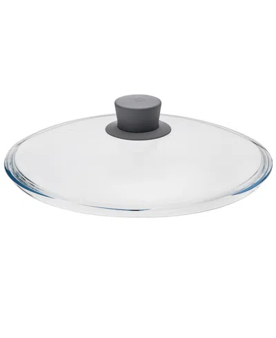 Zwilling Parma Plus Ceramic 11-inch Aluminum Ceramic Nonstick Wok With Lid In Gray