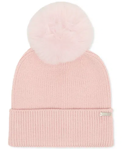 Steve Madden Buffalo Blaze Beanie And Scarf Gift Set, 2-piece Set In Pink