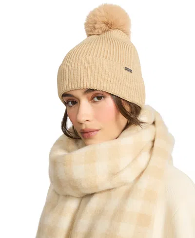 Steve Madden Buffalo Blaze Beanie And Scarf Gift Set, 2-piece Set In Brown