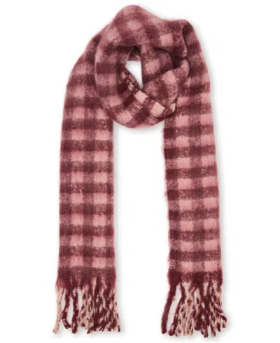 Steve Madden Buffalo Blaze Beanie And Scarf Gift Set, 2-piece Set In Pink