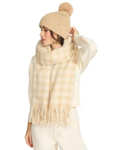 Steve Madden Buffalo Blaze Beanie And Scarf Gift Set, 2-piece Set In Brown