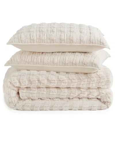Ugg Denai Plush Reversible 3-pc. Comforter Set, Full/queen In White
