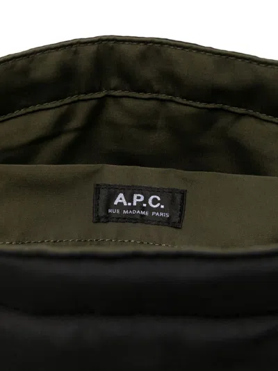 Apc Borsa Diane Réversible Uomo Nera In Black