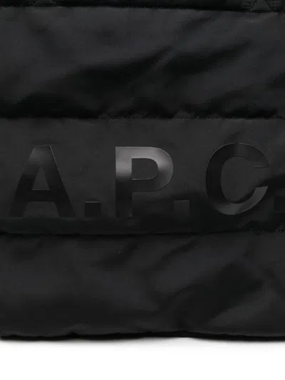 Apc Borsa Diane Réversible Uomo Nera In Black