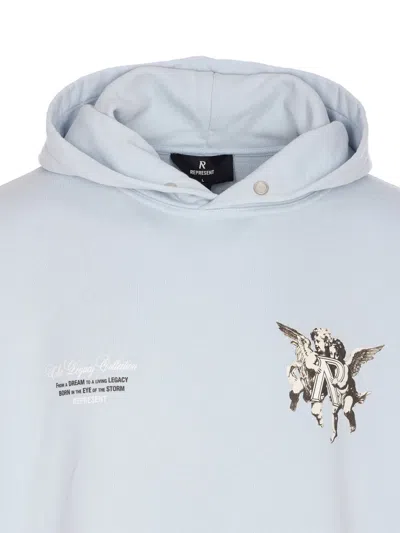 Represent Hooded Sweater Kangaroo Pocket In Blue