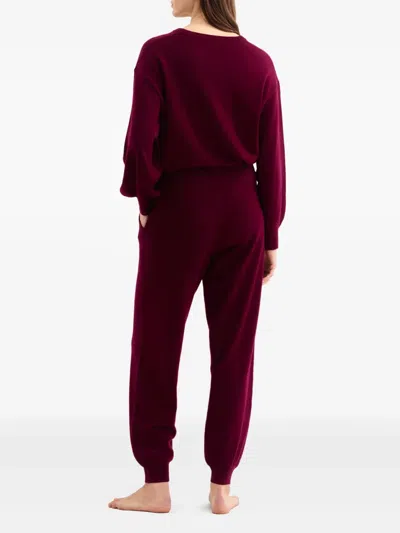 Eres Drawstring Pocket Trousers In Red